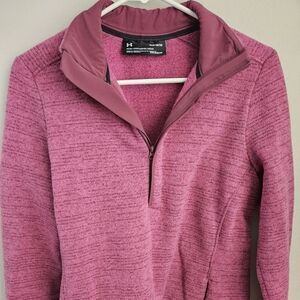 Under Armour Pink Quarter-Zip Pullover